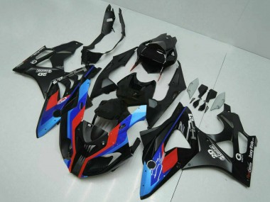Affordable 2009-2014 BMW S1000RR Motorcycle Fairings - Blue Red Matte Black Castrol Australia