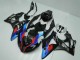 2009-2014 BMW S1000RR Motorcycle Fairings - Blue Red Matte Black Castrol Australia
