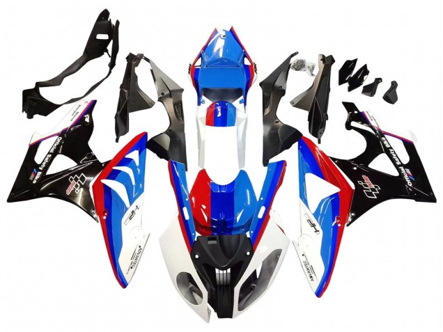2009-2014 BMW S1000RR Full Motorcycle Fairings - White Red Blue Glossy Black Australia