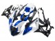 2009-2014 BMW S1000RR Motorcycle Fairings - White Blue Glossy Black Castrol Australia