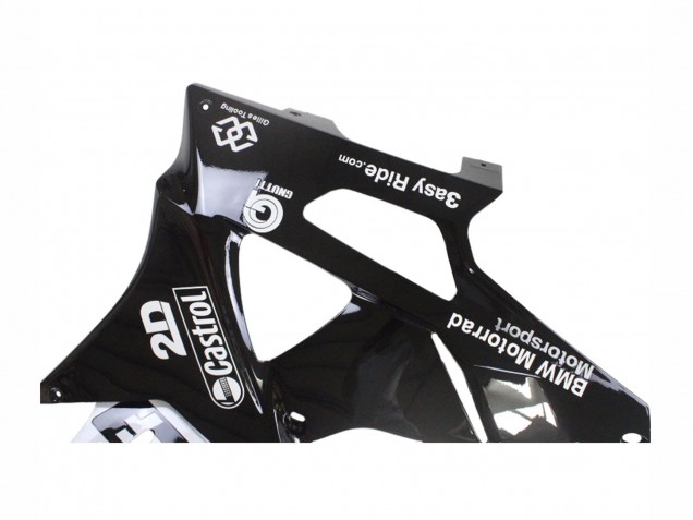 2009-2014 BMW S1000RR Motorcycle Fairings - White Blue Glossy Black Castrol Australia