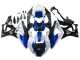 2009-2014 BMW S1000RR Motorcycle Fairings - White Blue Glossy Black Castrol Australia