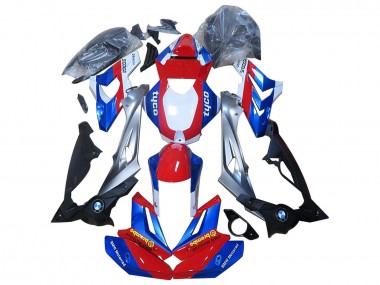 Affordable 2014-2016 BMW S1000R Motorcycle Fairings - Red Blue Australia