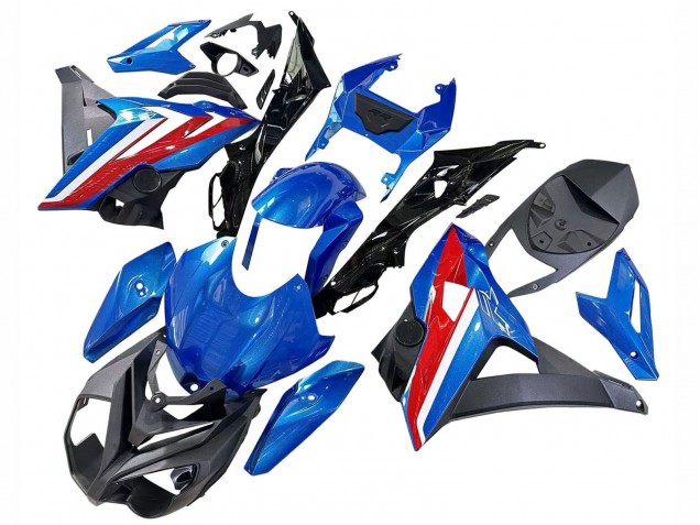 2014-2016 BMW S1000R Motorcycle Fairings - Blue Red Australia