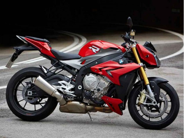 2014-2016 BMW S1000R Motorcycle Fairings - Black Red Australia