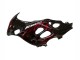 2004-2006 Suzuki GSX600F/GSX750F Motorcycle Fairings - Glossy Black Red Flame Australia