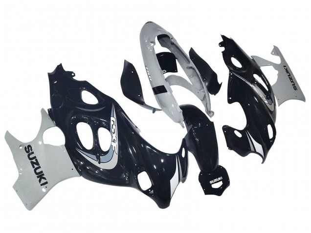 2004-2006 Suzuki GSX600F/GSX750F Motorcycle Fairing - Glossy Black Grey Australia
