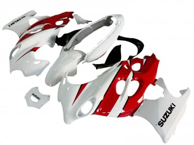 Affordable 2004-2006 Suzuki GSX600F/GSX750F Motorcycle Fairings - White Red Australia
