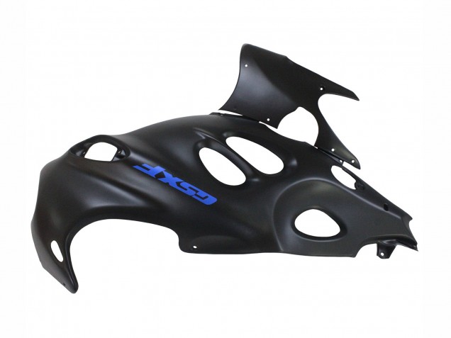 2004-2006 Suzuki GSX600F/GSX750F Motorcycle Fairings - Matte Black with Blue Logo Australia