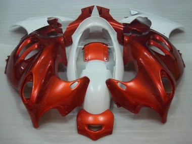 Affordable 2004-2006 Suzuki GSX600F/GSX750F Motorcycle Fairings - Burnt Orange White Australia