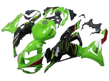 Affordable 2023-2025 Kawasaki ZX6R Motorcycle Fairings - Green Black Australia
