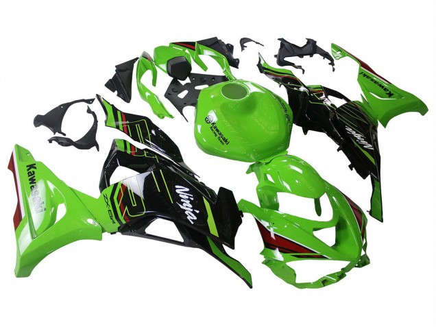 2023-2025 Kawasaki ZX6R Motorcycle Fairings - Green Black Australia