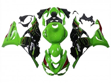 Affordable 2023-2025 Kawasaki ZX6R Motorcycle Fairings - Green Black Australia