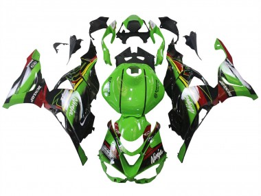Affordable 2023-2025 Kawasaki ZX6R Motorcycle Fairings - Green Black Red Yellow Dunlop Australia