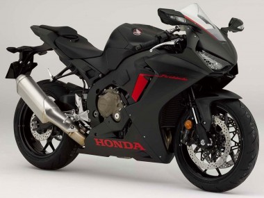 Affordable 2017-2023 Honda CBR1000RR Motorcycle Fairings - Matte Black with Red Logo Australia