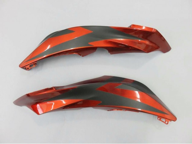 2007-2008 Honda CBR600RR Motorcycle Fairing Kits - Orange Matte Black Australia