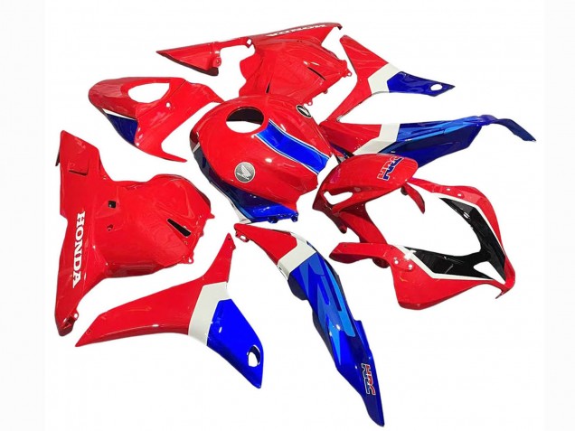 2009-2012 Honda CBR600RR Motorcycle Fairings - White Red Blue HRC Australia