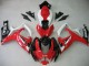2006-2007 Suzuki GSXR 600 / GSXR 750 Motorcycle Fairing - White Red Glossy Black Australia
