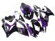 2006-2007 Suzuki GSXR 600 / GSXR 750 Motorcycle Fairing Kits - Purple Glossy Black Australia