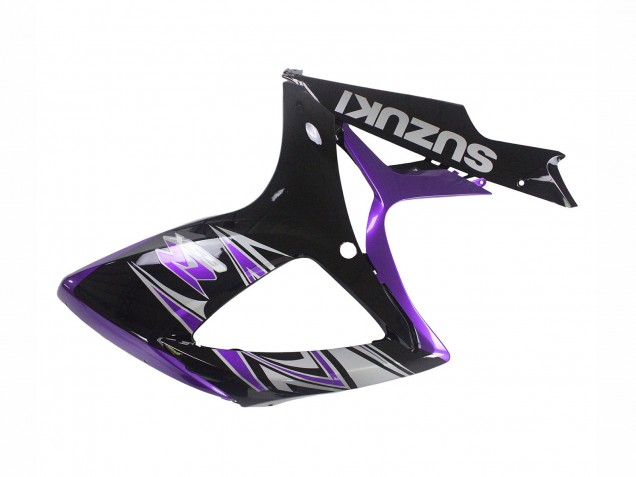 2006-2007 Suzuki GSXR 600 / GSXR 750 Motorcycle Fairing Kits - Purple Glossy Black Australia
