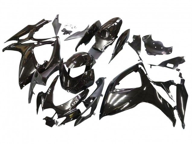 2006-2007 Suzuki GSXR 600 / GSXR 750 Motorcycle Fairings - Glossy Black Australia
