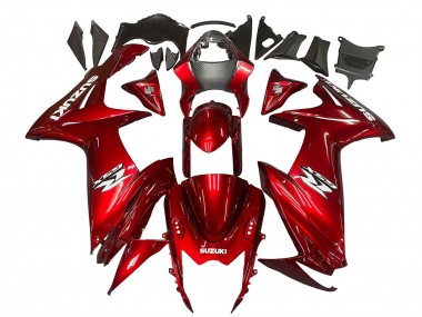 Affordable 2011-2024 Suzuki GSXR 600 / GSXR 750 Motorcycle Fairings - Red White Decal Australia