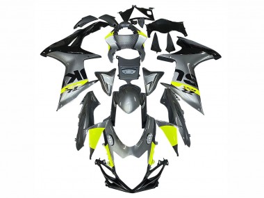 Affordable 2011-2024 Suzuki GSXR 600 / GSXR 750 Motorcycle Fairings - Silver Yellow Black Australia