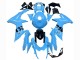 2011-2024 Suzuki GSXR 600 / GSXR 750 Motorcycle Fairings - Light Blue Black Australia