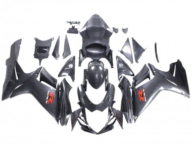 Affordable 2011-2024 Suzuki GSXR 600 / GSXR 750 Motorcycle Fairings - Black Carbon Fiber Red Australia