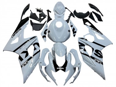 Affordable 2005-2006 Suzuki GSXR 1000 Motorcycle Fairings - White Black Australia
