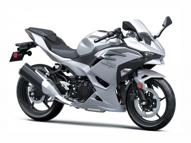 Affordable 2024-2025 Kawasaki Ninja 500 EX500R Motorcycle Fairings - Metallic Silver Ninja Australia