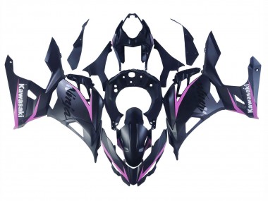 Affordable 2018-2024 Kawasaki Ninja 400 Motorcycle Fairings - Matte Black Pink Australia