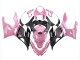 2018-2024 Kawasaki Ninja 400 Motorcycle Fairings - Pink Matte Black Honeycomb Australia