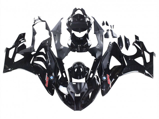 2009-2014 BMW S1000RR Motorcycle Fairing - Glossy Black Australia