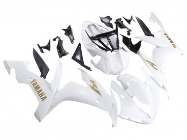 Affordable 2004-2006 Yamaha YZF 1000 R1 Motorcycle Fairings - White Gold Decals Australia