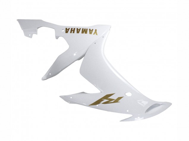 2004-2006 Yamaha YZF 1000 R1 Motorcycle Fairings - White Gold Decals Australia