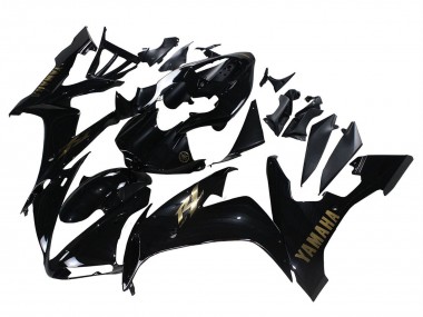 Affordable 2004-2006 Yamaha YZF 1000 R1 Motorcycle Fairings - Glossy Black Gold Decals Australia
