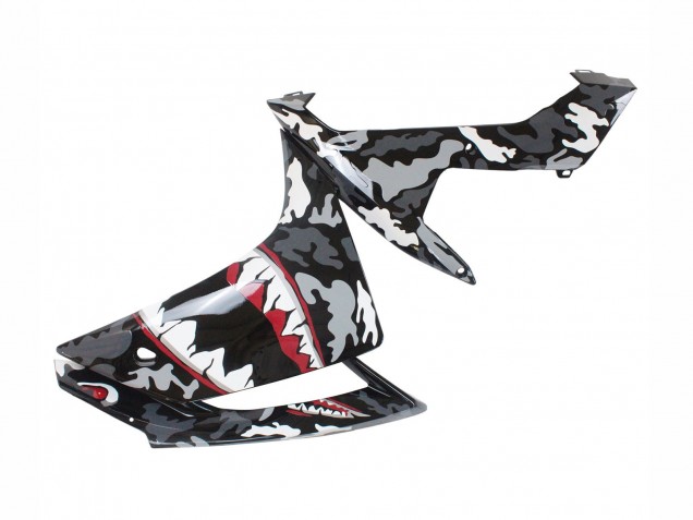 2007-2008 Yamaha YZF 1000 R1 Motorcycle Fairings - Grey White Camouflage Shark Australia