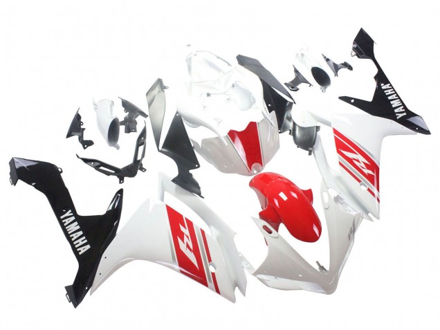 2007-2008 Yamaha YZF 1000 R1 Motorcycle Fairing - White Red Black Australia