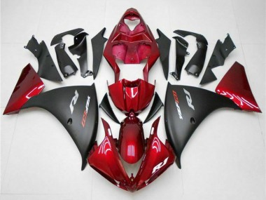Affordable 2009-2011 Yamaha YZF 1000 R1 Motorcycle Fairings - Red Matte Black Australia