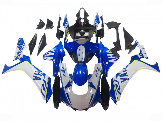 2020-2025 Yamaha YZF 1000 R1 Motorcycle Fairings - White Blue Neon Yellow Glossy Black Australia