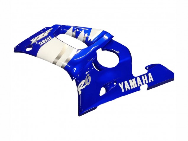 1998-2002 Yamaha YZF 600 R6 Motorcycle Fairings - Blue White Australia