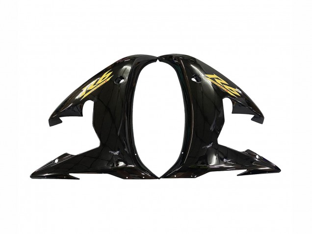 2003-2004 Yamaha YZF R6 Motorcycle Fairings - Glossy Black Gold Decals Australia