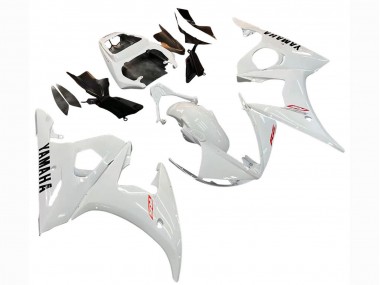 Affordable 2003-2004 Yamaha YZF R6 Motorcycle Fairing - White Australia