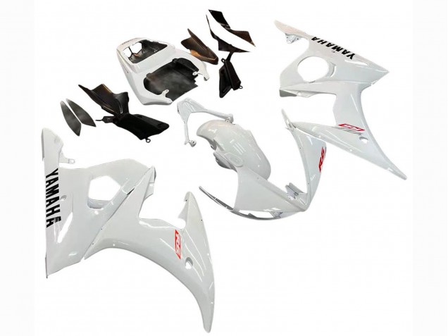 2003-2004 Yamaha YZF R6 Motorcycle Fairing - White Australia