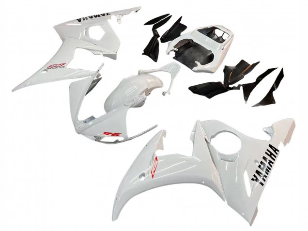 2003-2004 Yamaha YZF R6 Motorcycle Fairing - White Australia