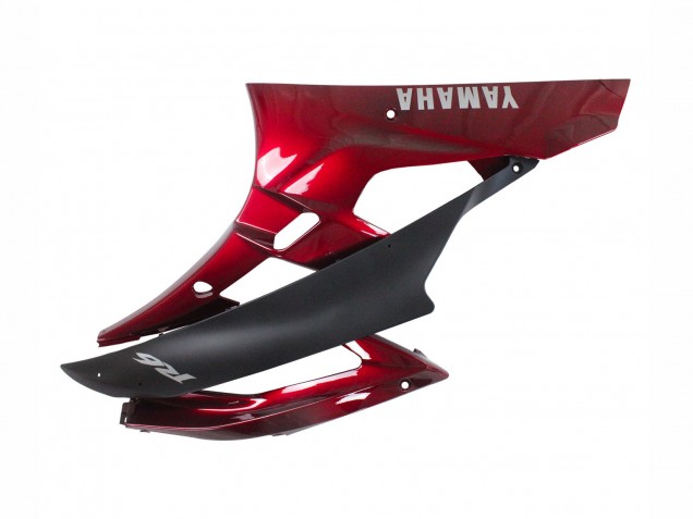 2006-2007 Yamaha YZF 600 R6 Motorcycle Fairing - Red Matte Black Australia