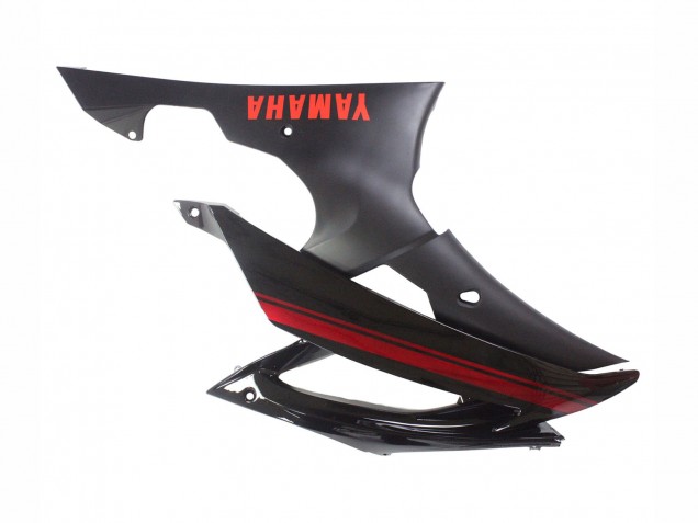 2008-2016 Yamaha YZF 600 R6 Motorcycle Fairings - Glossy Black Matte Black Red Stripe Australia