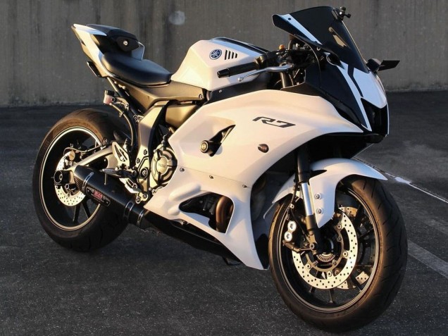 2021-2024 Yamaha YZF R7 Motorcycle Fairings - Glossy White Australia
