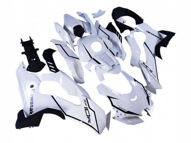 2021-2025 Kawasaki ZX10R Motorcycle Fairings - White Black Australia